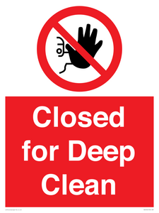 Closed for Deep Clean